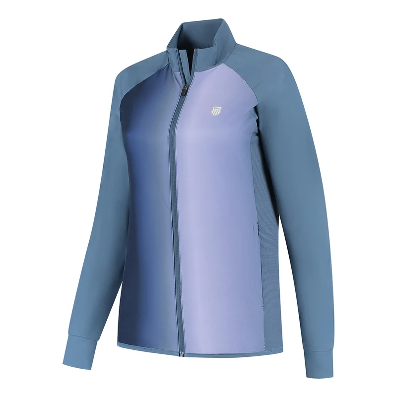 Hypercourt 5 Trainingsjacke Damen - blaugrau, flieder