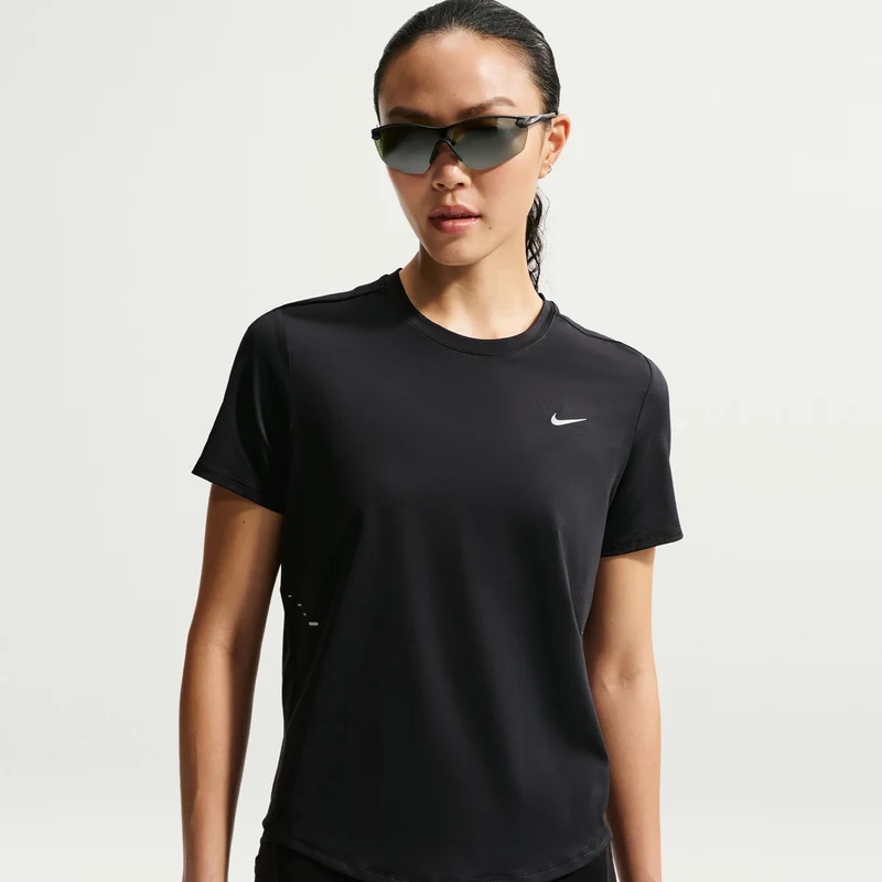 Swift Laufshirt Damen - schwarz, silber