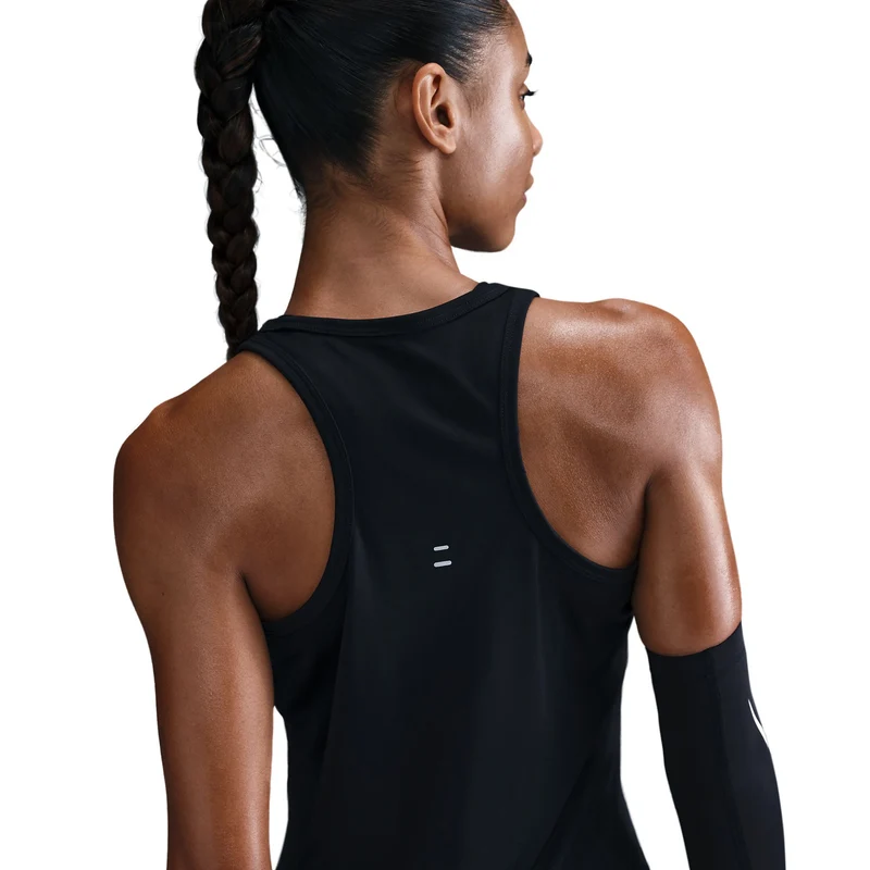 Tempo Laufshirt Damen - schwarz, silber