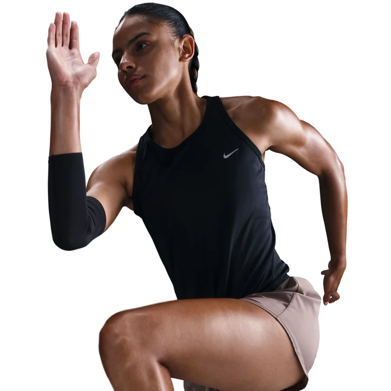 Tempo Laufshirt Damen - schwarz, silber
