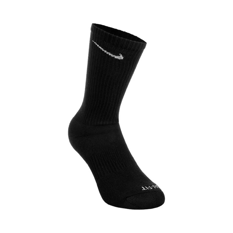 Everyday Plus Cushioned Crew Tennissocken - 3er Pack Herren-schwarz
