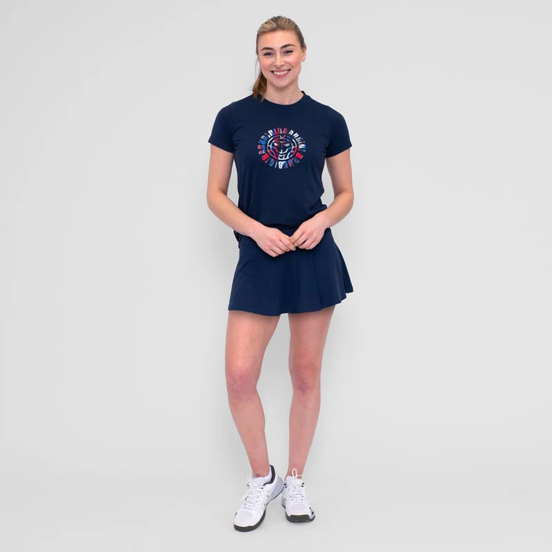 New York 2024 Chill T-Shirt Damen-Dunkelblau