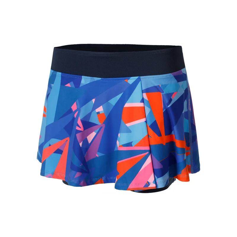Spike Printed Wavy Rock Damen-Dunkelblau,Blau