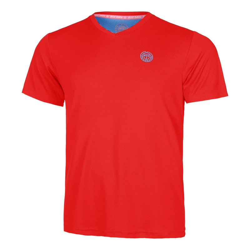 Crew Inside Out V-Neck T-Shirt Herren - rot