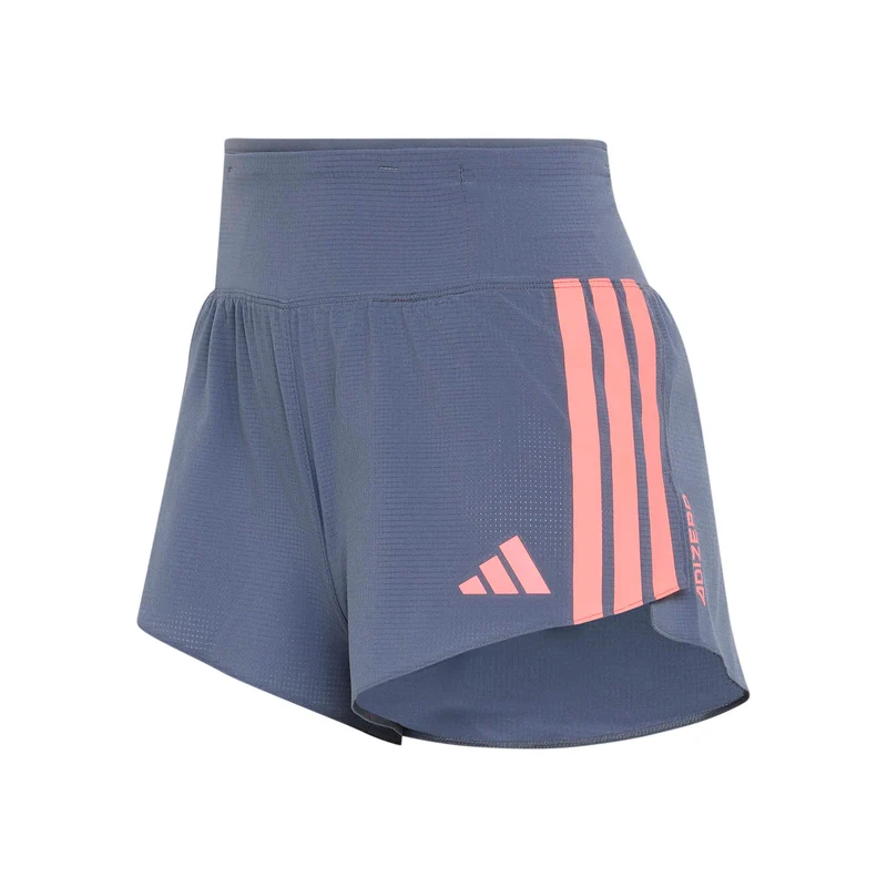 adizero Gel 2in Laufshorts Damen - grau, koralle