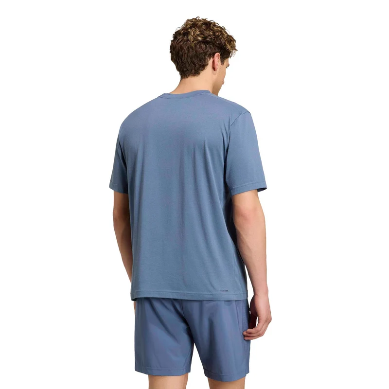 Essentials T-Shirt Herren - blaugrau