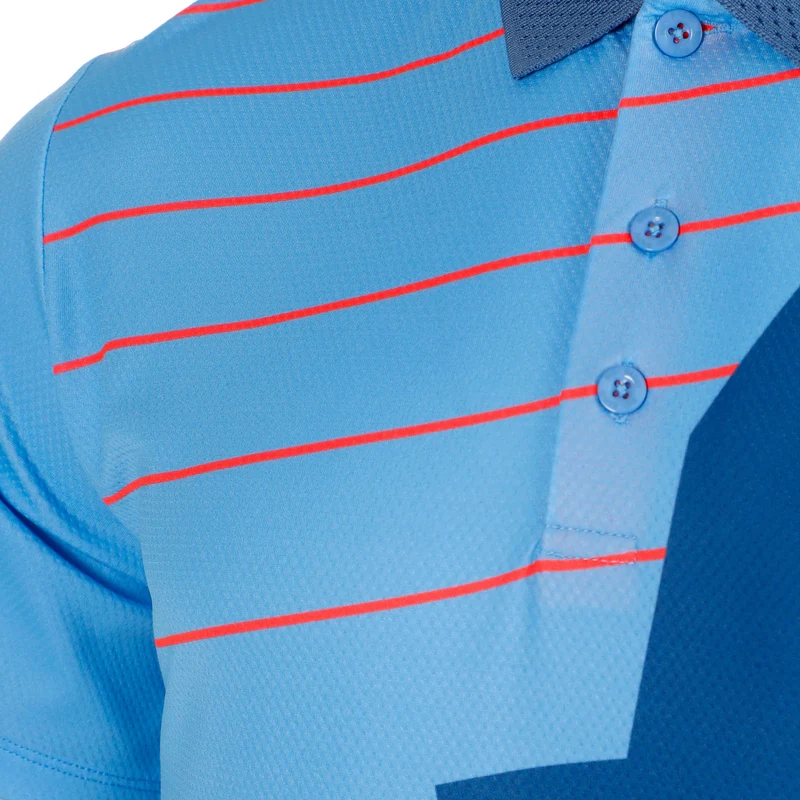 Hey Laguna Polo Herren-blau, koralle