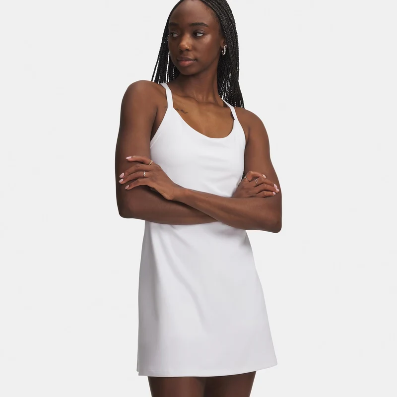 Motion Kleid Damen-weiß, grau