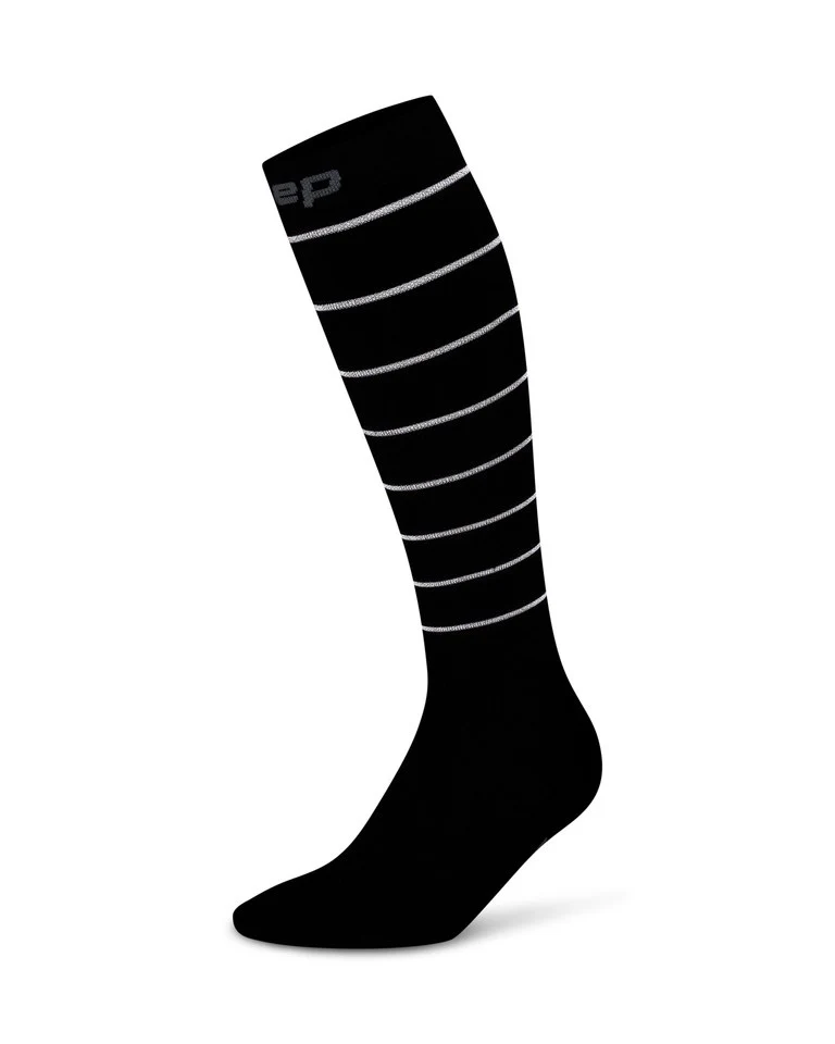 CEP Pro Run Reflective Tall Kompressions-Laufsocken