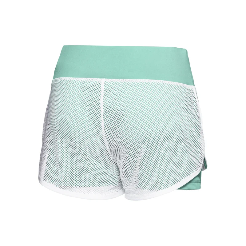 Efia Tech (2in1) Shorts Damen-Mint,Weiß