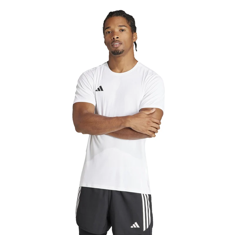 Adizero Essentials Laufshirt Herren-Weiß