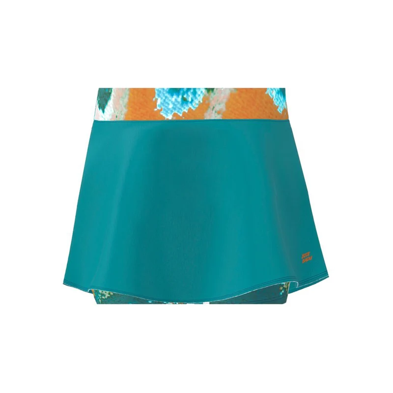 Melbourne 2025 Printed Rock Damen-Petrol,Orange
