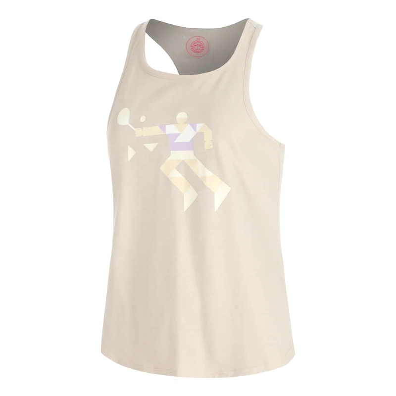 Paris 2025 Chill Tank-Top Damen-Beige