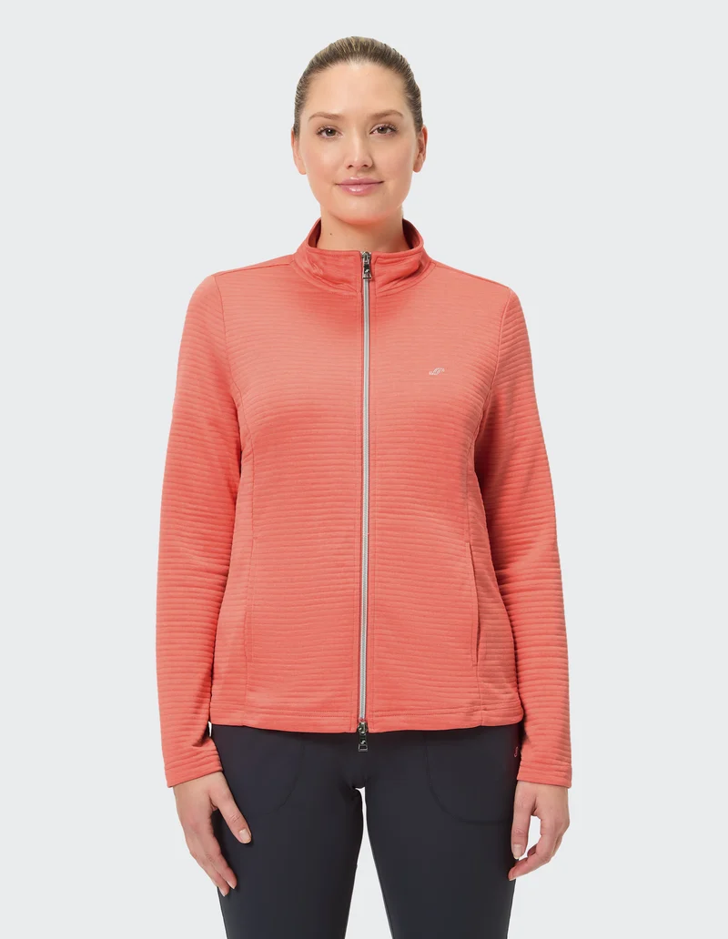 JOY PEGGY Damen-Trainingsjacke mit Zwei-Wege-Reißverschluss