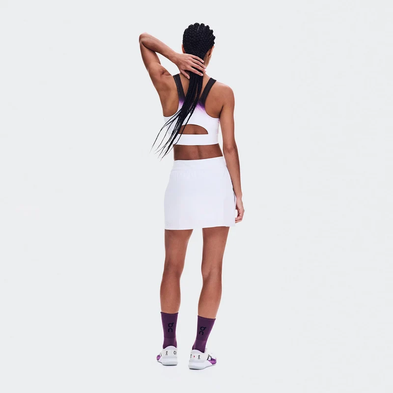 Court Crop Swing Tank-Top Damen - weiß, berry