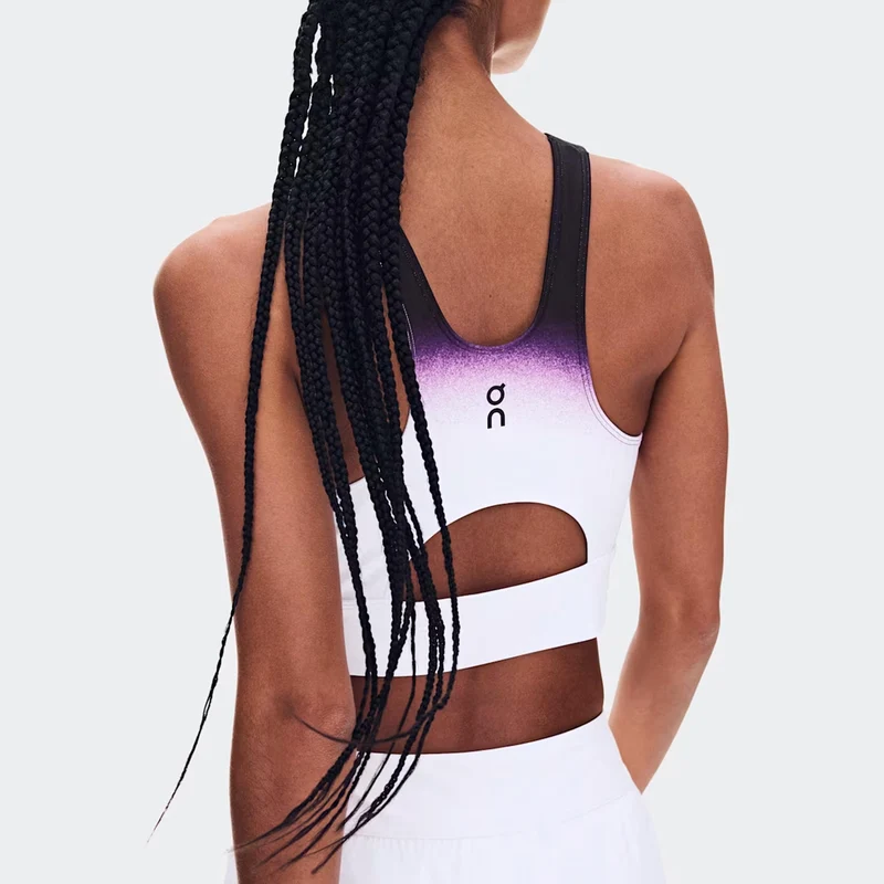 Court Crop Swing Tank-Top Damen - weiß, berry