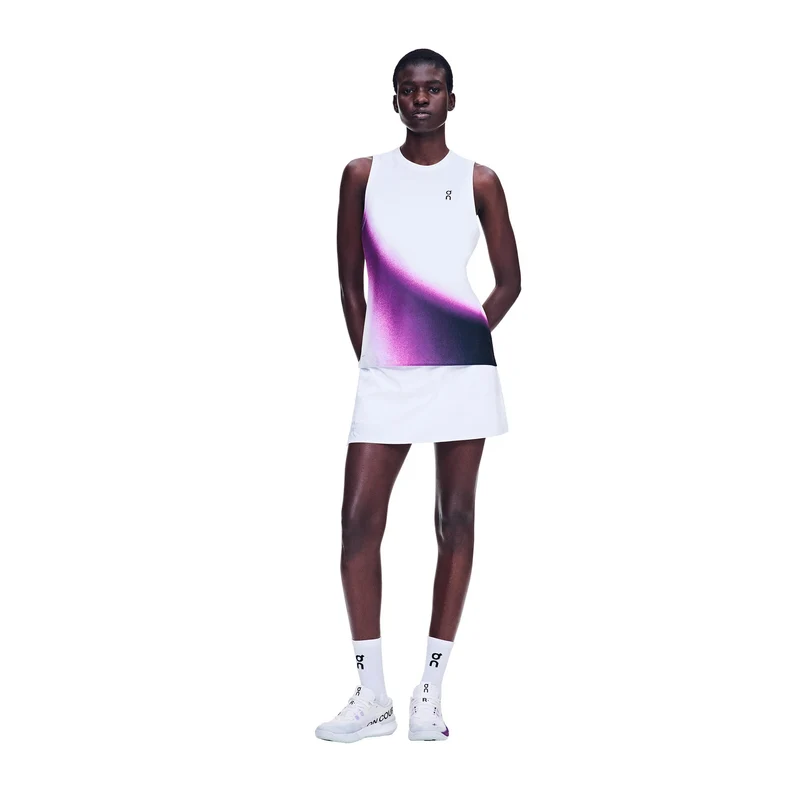 Court Swing Tank-Top Damen - weiß, berry