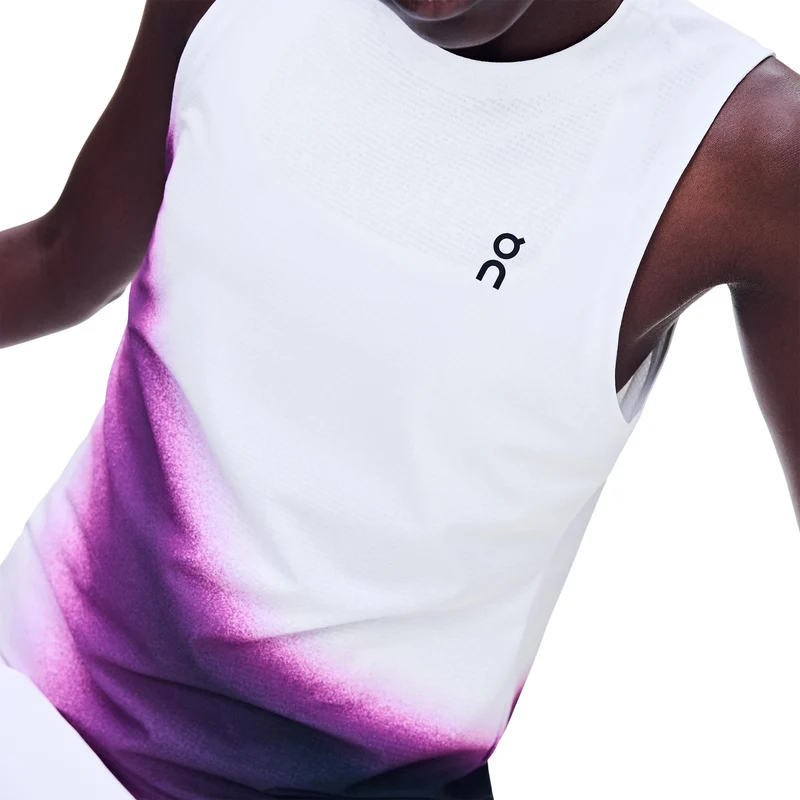 Court Swing Tank-Top Damen - weiß, berry