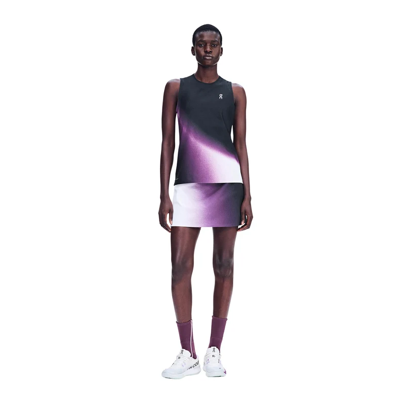 Court Swing Tank-Top Damen - schwarz, berry