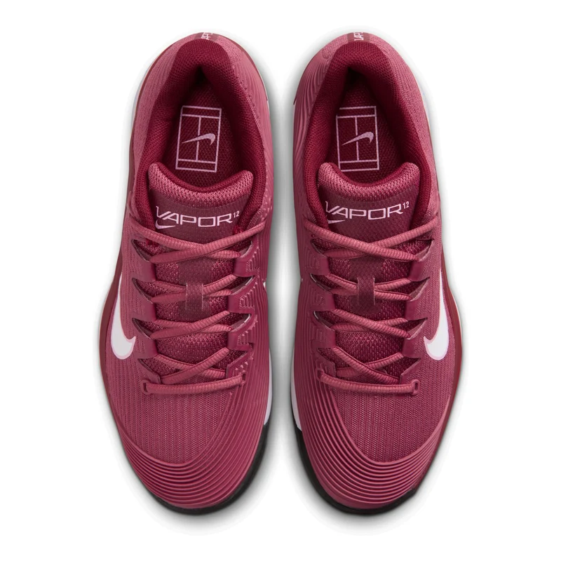 Vapor 12 Sandplatzschuh Damen - berry, weiß