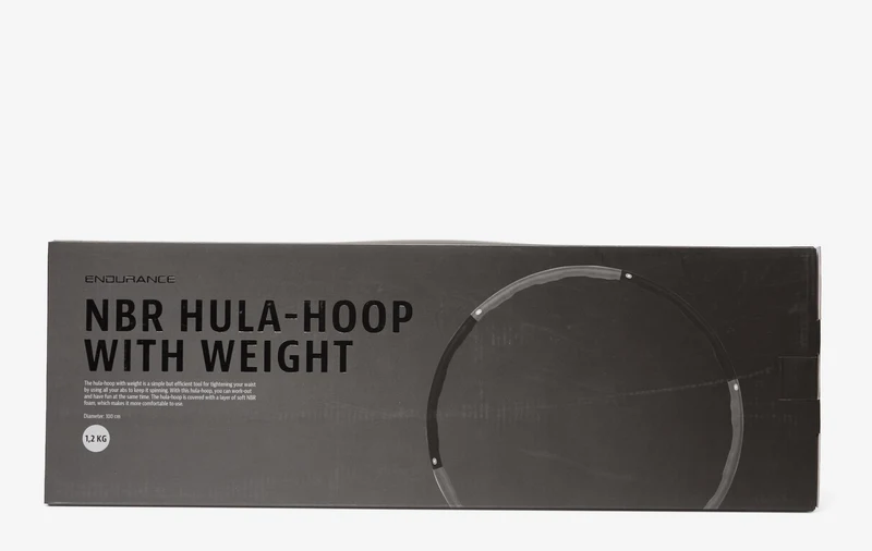 ENDURANCE Hula Hoop 1,2kg für Fitness & Spaß