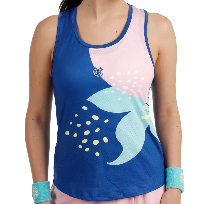 Hey Laguna Racerback Tank-Top Damen-blau, mehrfarbig