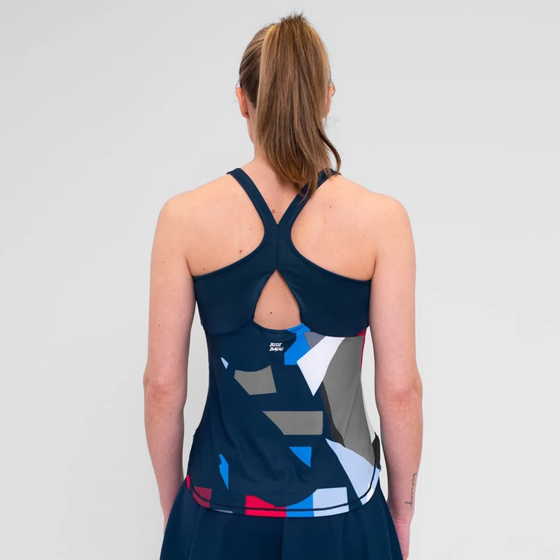 New York 2024 Tank-Top Damen-Dunkelblau,Mehrfarbig