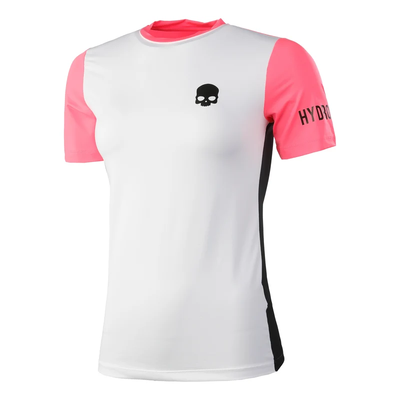 Tech Team T-Shirt Damen-Weiß,Pink