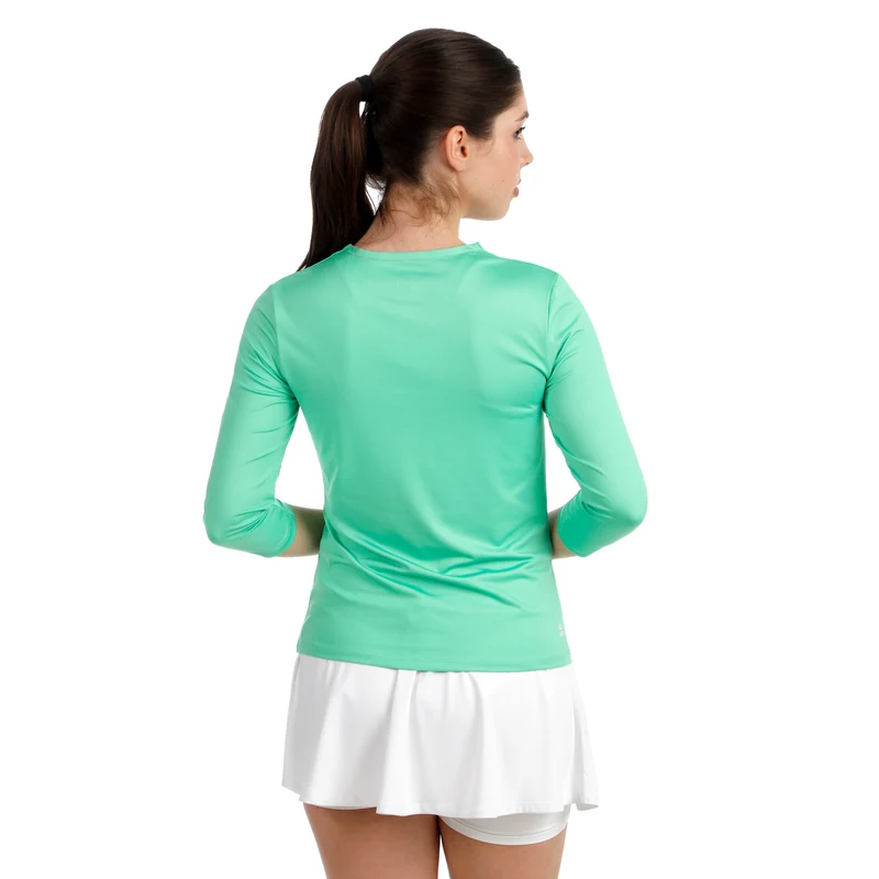 Crew 2.0 V-Neck Longsleeve Damen-grün