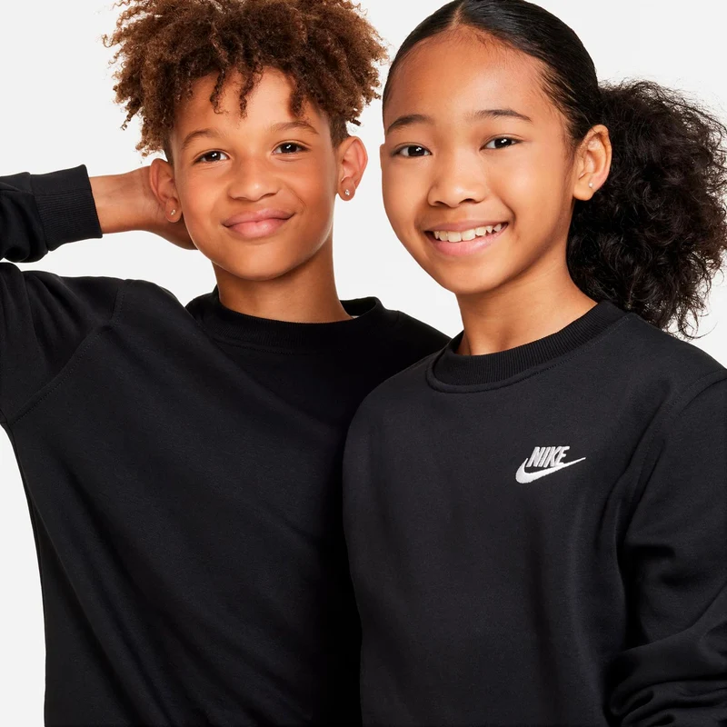 Club Fleece Sweatshirt Kinder - schwarz
