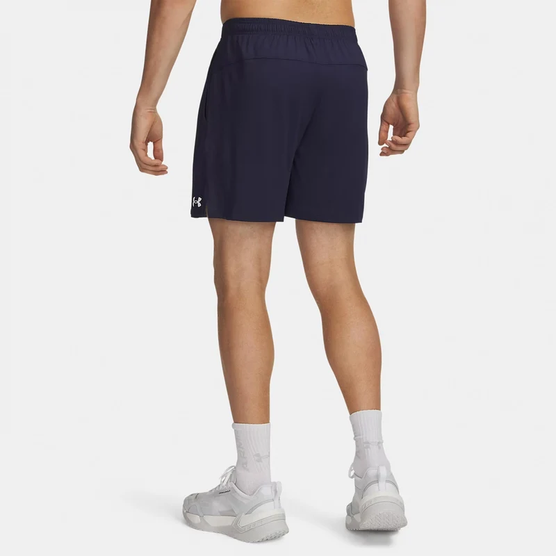 Tech Vent 7in Shorts Herren - blau, weiß