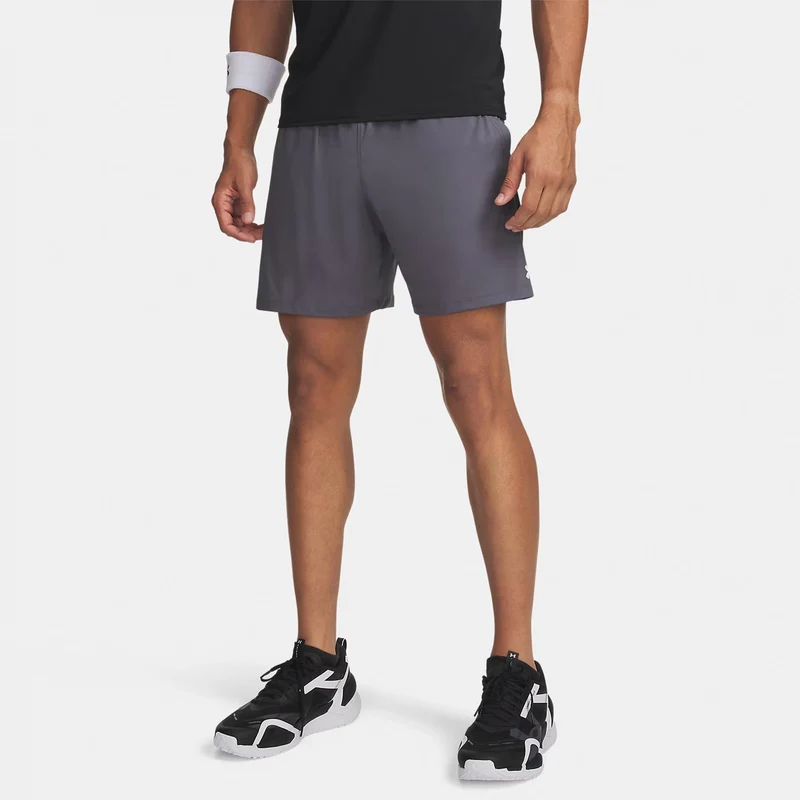 Tech Vent 7in Shorts Herren - grau, weiß