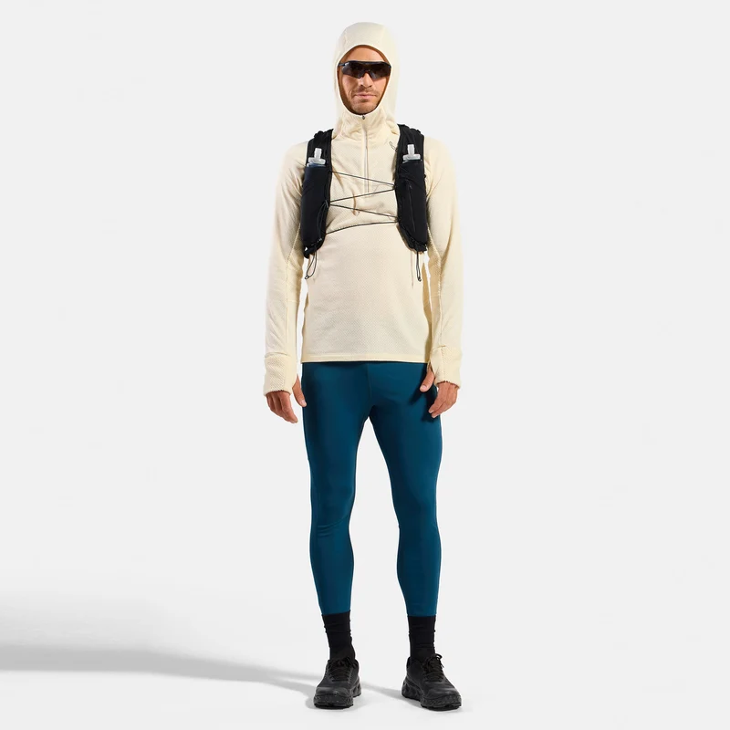 X-Alp Midlayer Laufshirt Herren - creme