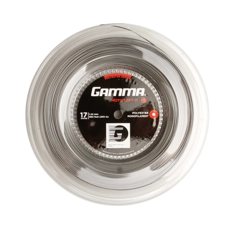 Moto Soft Charcoal Saitenrolle 200m-Grau