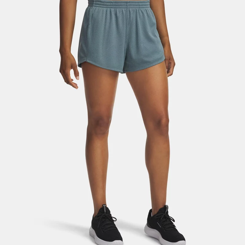 Tech Play Up Mesh Shorts Damen-blaugrau