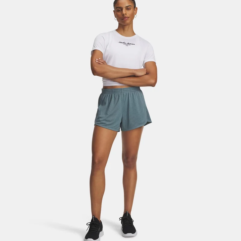 Tech Play Up Mesh Shorts Damen-blaugrau