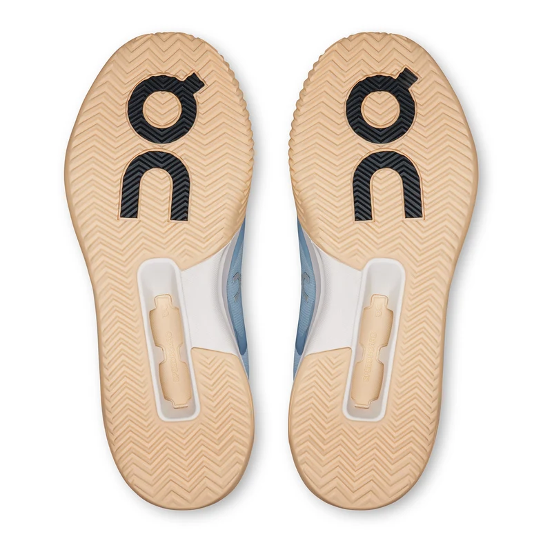 The Roger Advantage Pro Sandplatzschuh Damen-Hellblau,Apricot