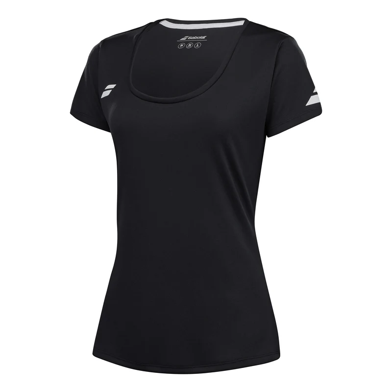 Play Cap Sleeve T-Shirt Damen-Schwarz
