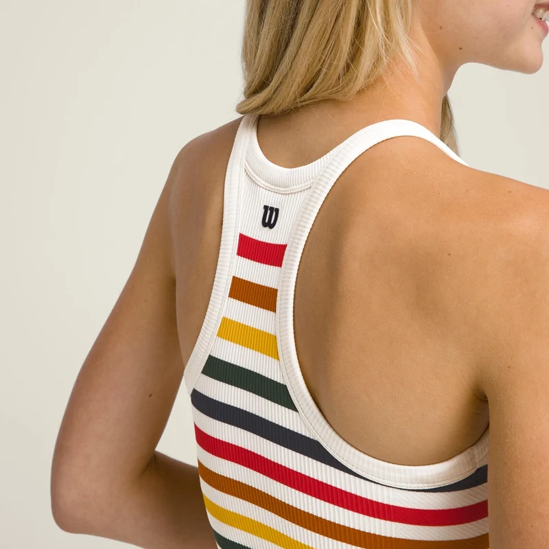 On The Daily Brami Tank-Top Damen-Creme,Mehrfarbig