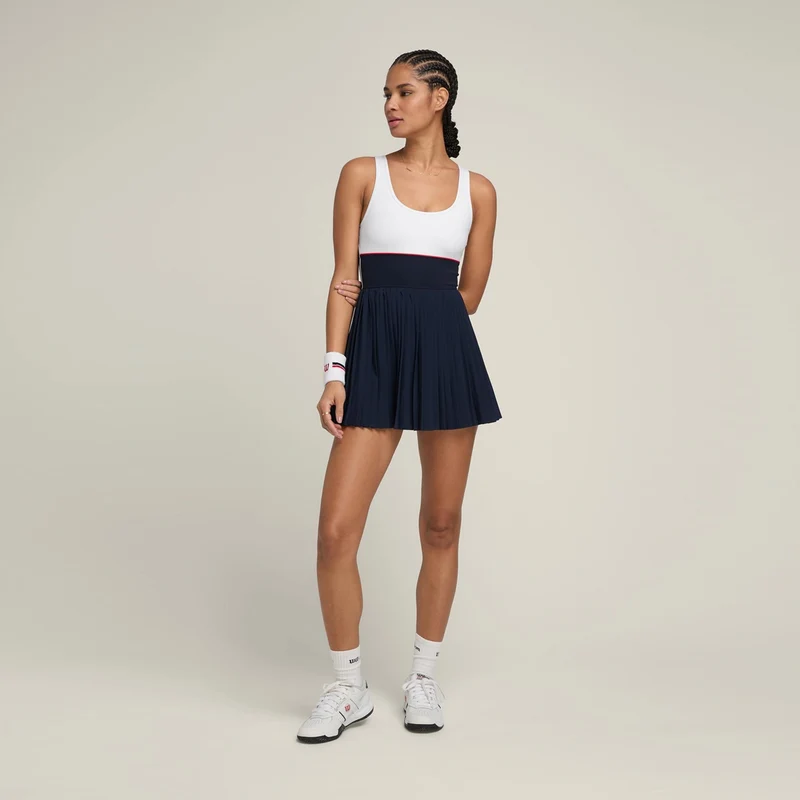 Sportif Kleid Damen-Dunkelblau