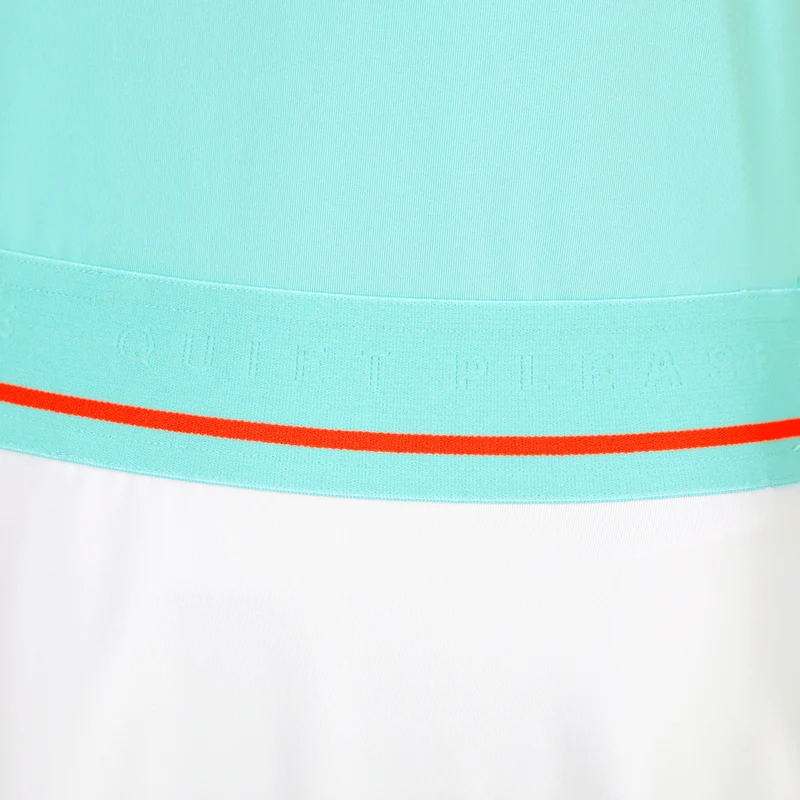 Wild Volley Kleid Damen-Türkis,Weiß