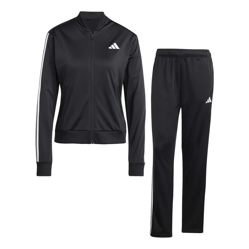 Essentials 3Stripes Dayready Trainingsanzug Damen - schwarz