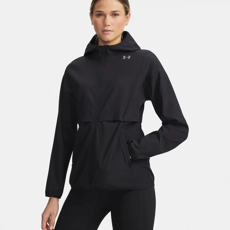 Velociti Storm Laufjacke Damen - schwarz, silber