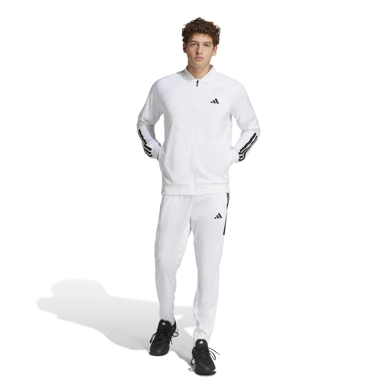 3Stripes Knit Trainingsjacke Herren - weiß, schwarz
