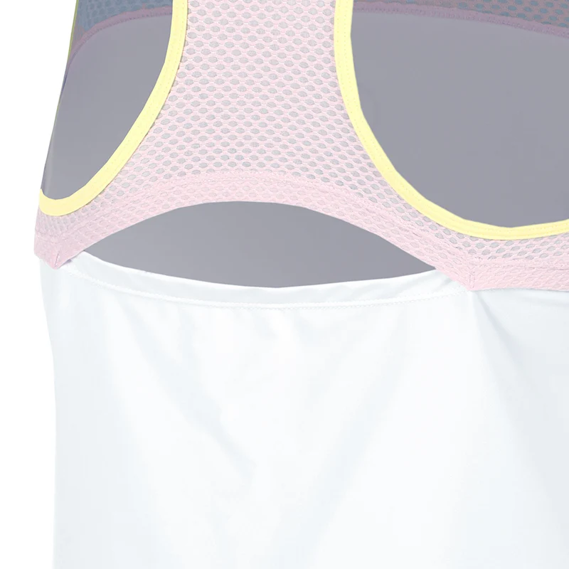 Mind Racerback Tank-Top Damen-Weiß,Flieder