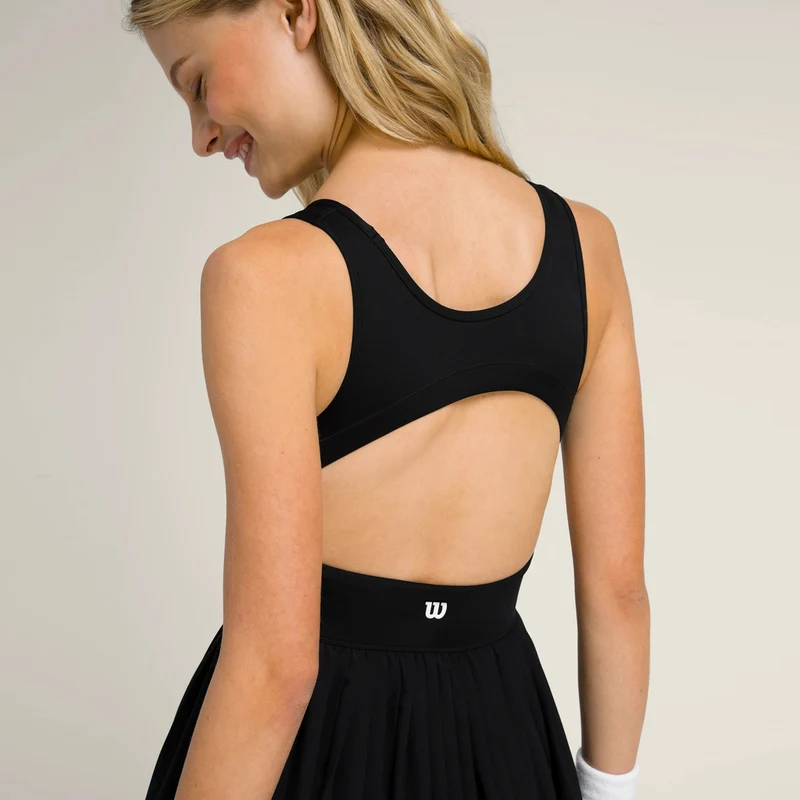 Sportif Kleid Damen-Schwarz