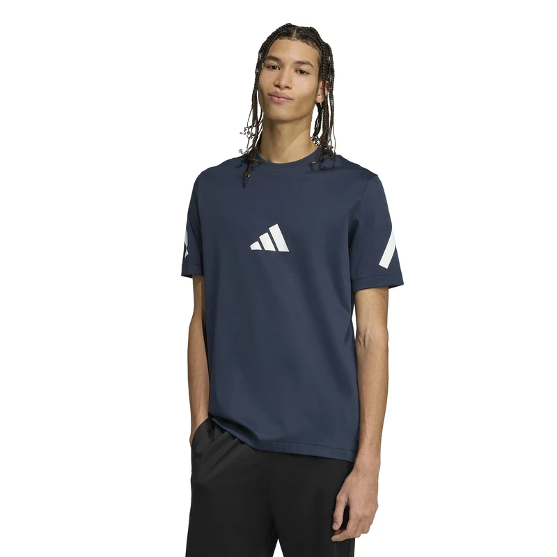 Z.N.E. T-Shirt Herren-Dunkelblau,Weiß