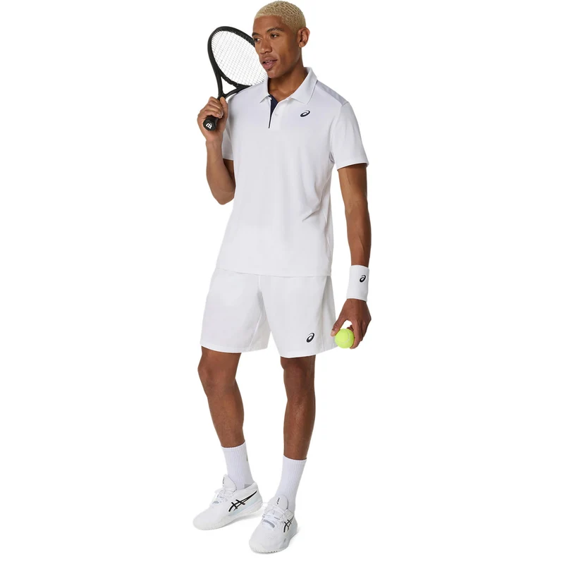 Court 9in Shorts Herren-Weiß