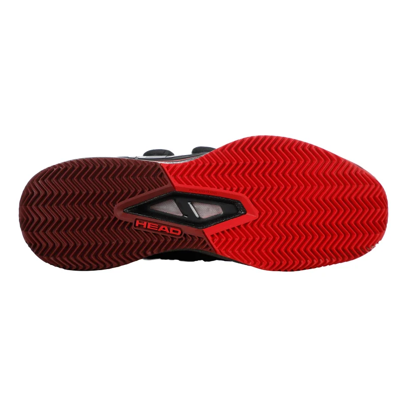 Endure Pro Sandplatzschuh Herren-schwarz, rot