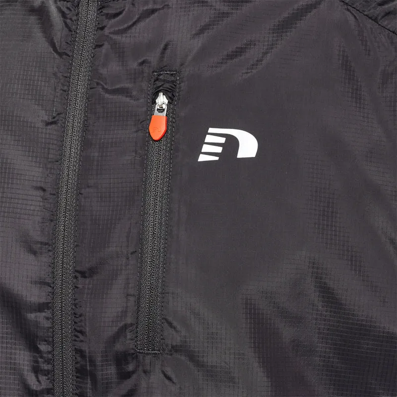 Packable Tech Laufjacke Herren-Grau